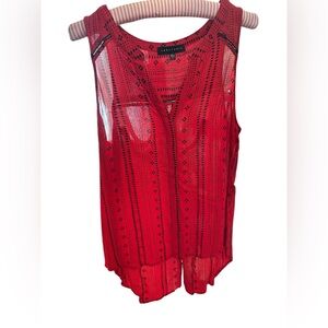 Sanctuary Sleeveless hi low shirt Large EUC